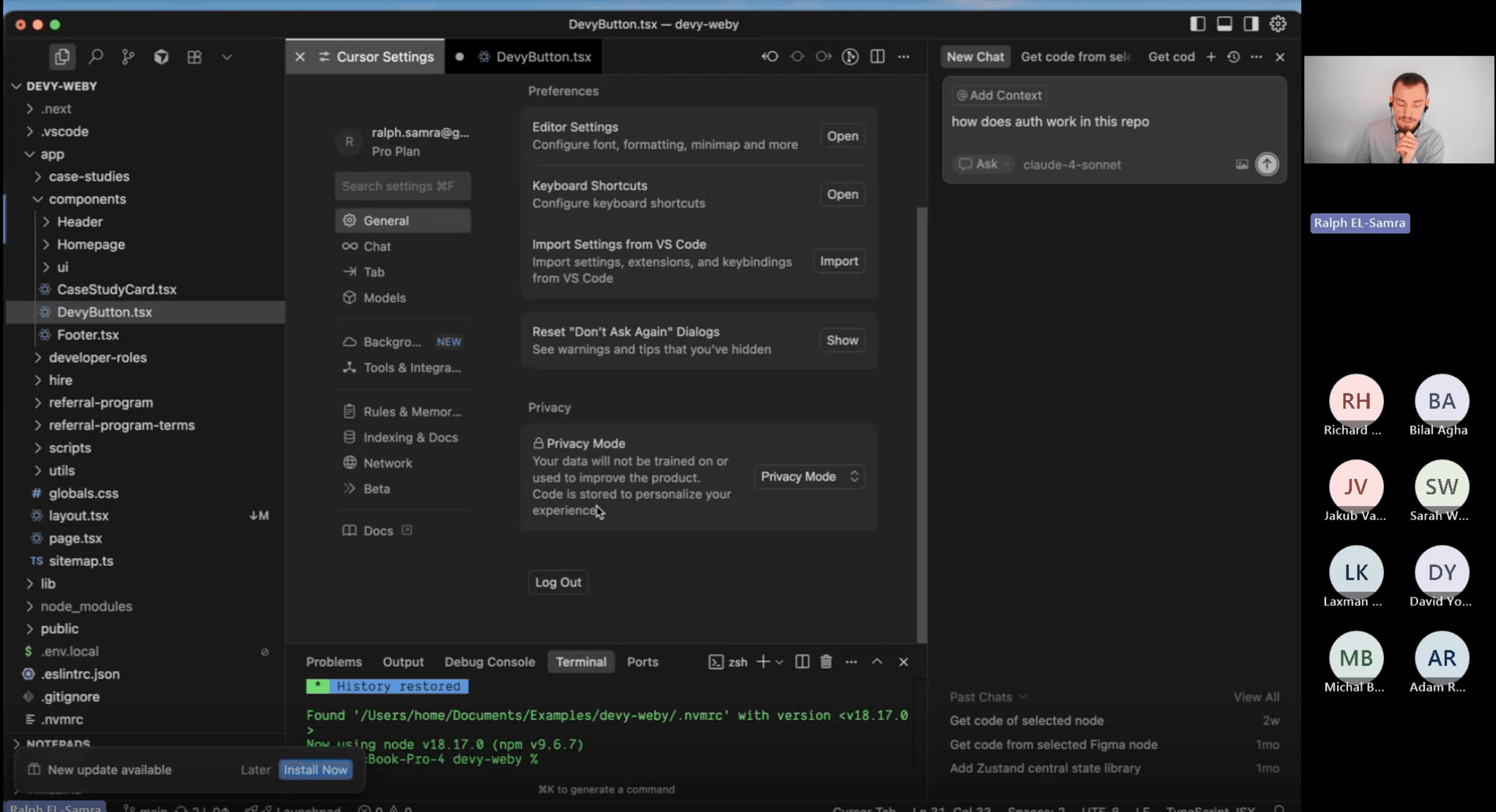 AI coding workshop at Ping Works